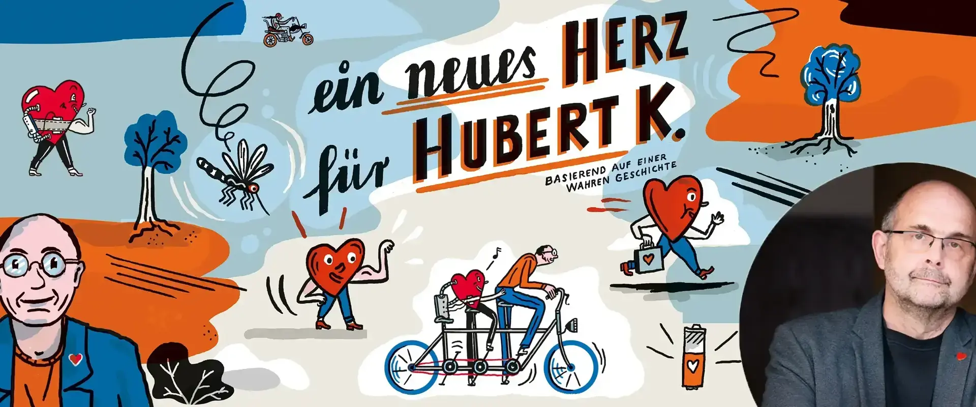 Ein neues Herz f&uuml;r Hubert K. - Graphic Novel