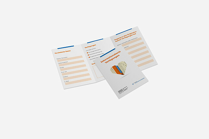 Informationskarte Verfügungen Informationskarte Verfügungen